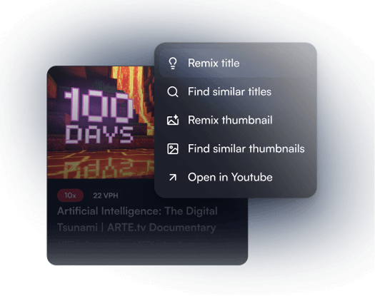 Growth dashboard with 100X outlier